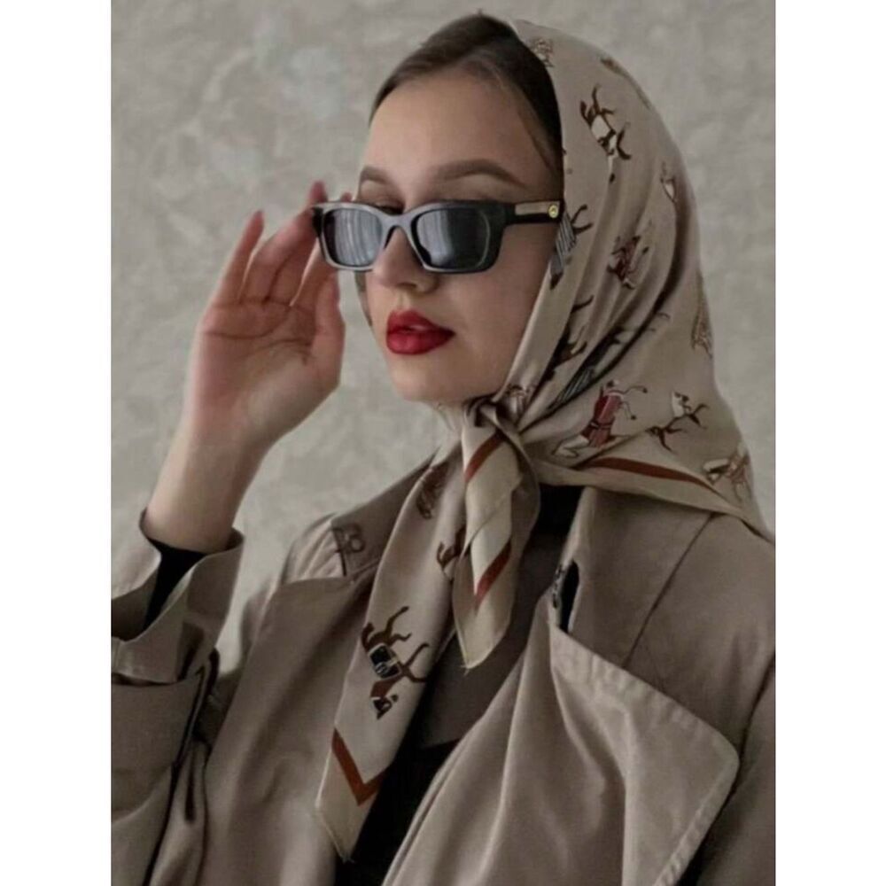Neutral Beige Printed Scarf - Women Accessories R 499